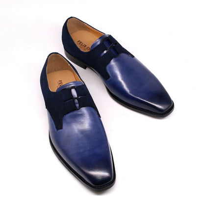 British Style Carved Leather Shoes Business Suit