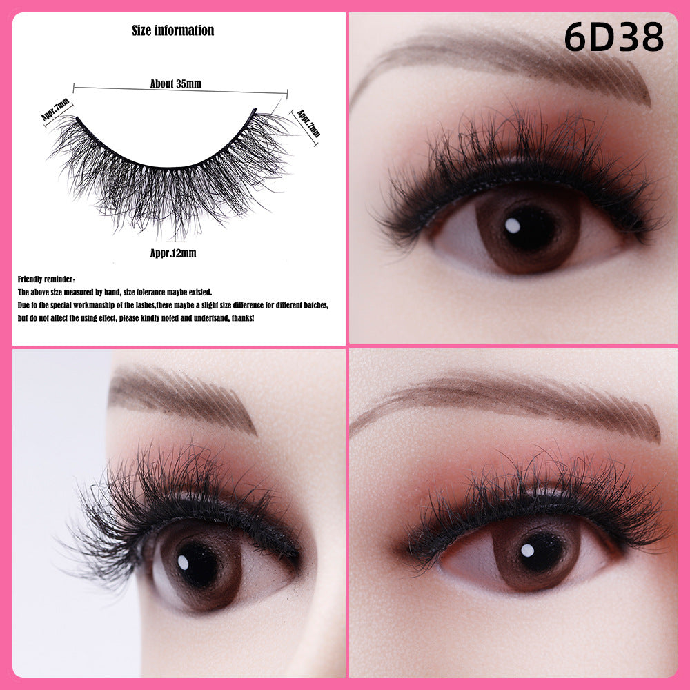 5 Pairs Of Thick False Eyelashes