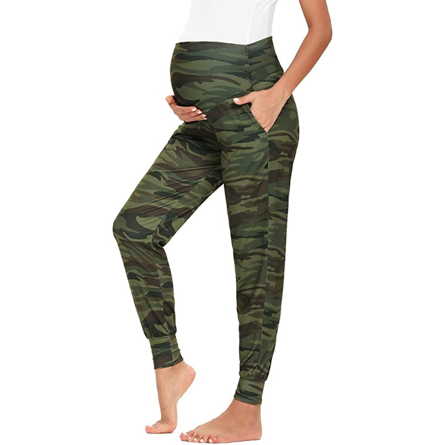 Pregnant Women Print Yoga Pants