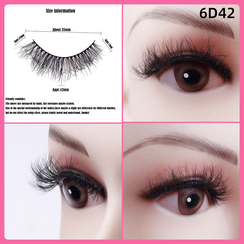 5 Pairs Of Thick False Eyelashes