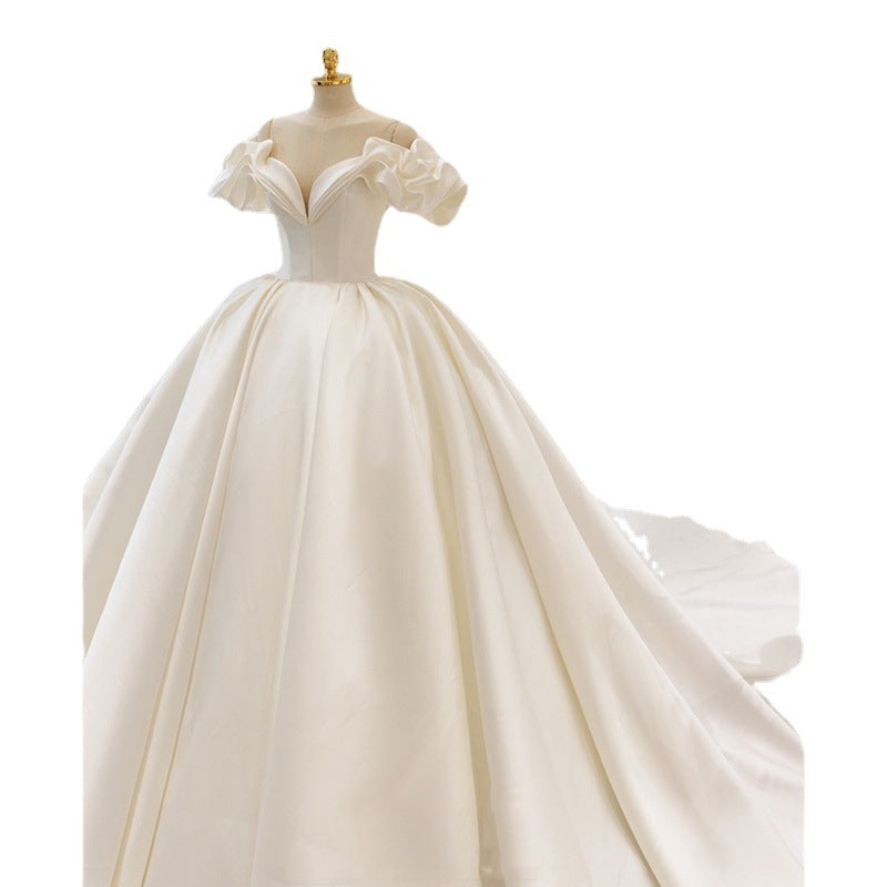 French Bride Small Premium Wedding Dress