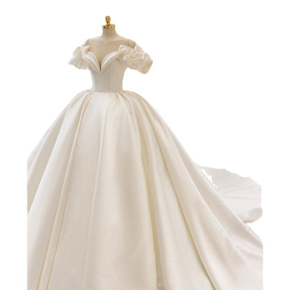 French Bride Small Premium Wedding Dress