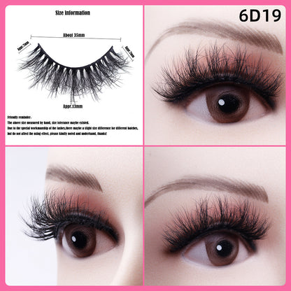 5 Pairs Of Thick False Eyelashes