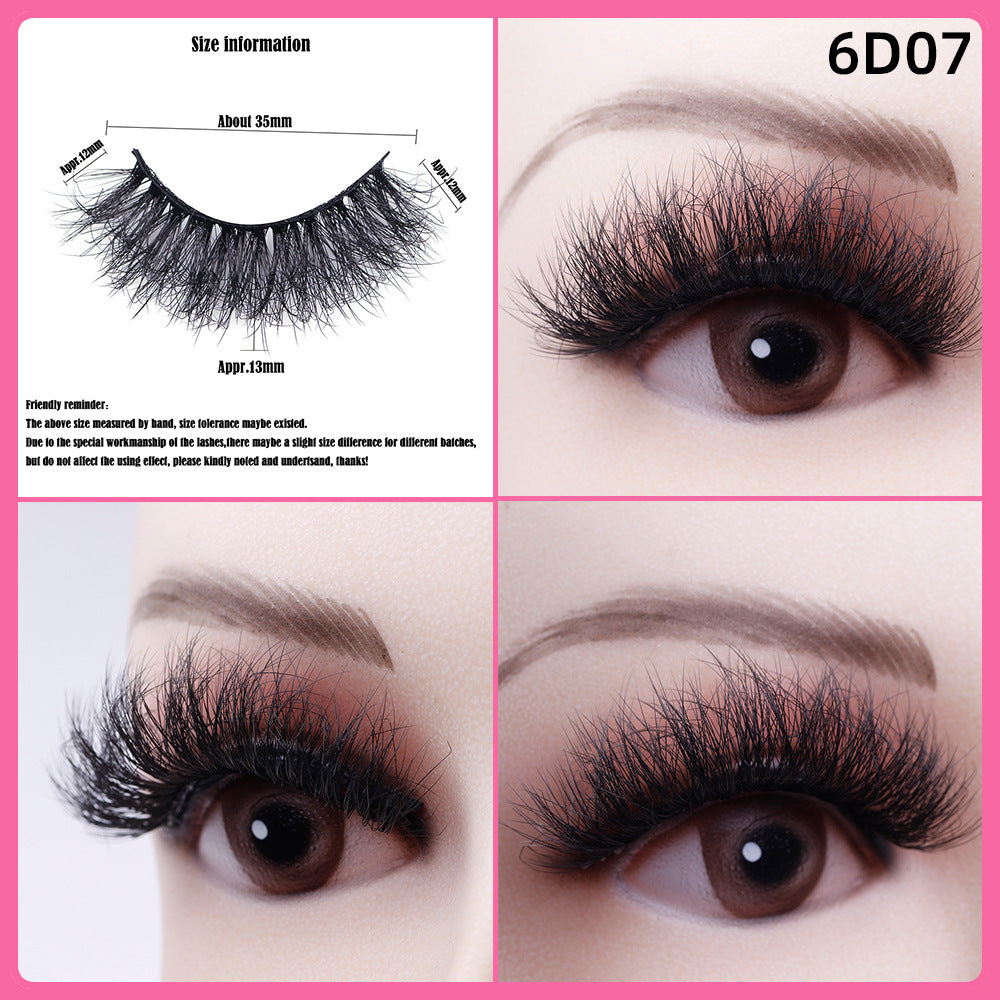 5 Pairs Of Thick False Eyelashes