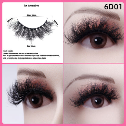 5 Pairs Of Thick False Eyelashes