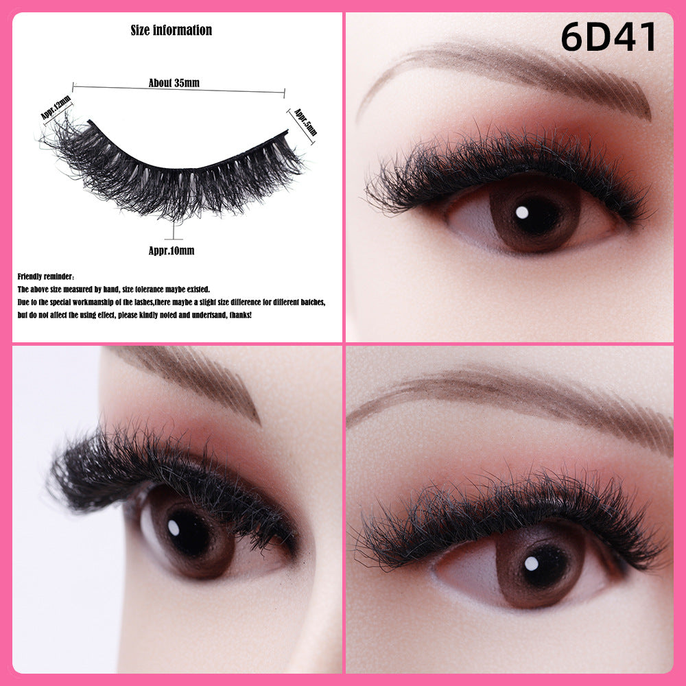 5 Pairs Of Thick False Eyelashes