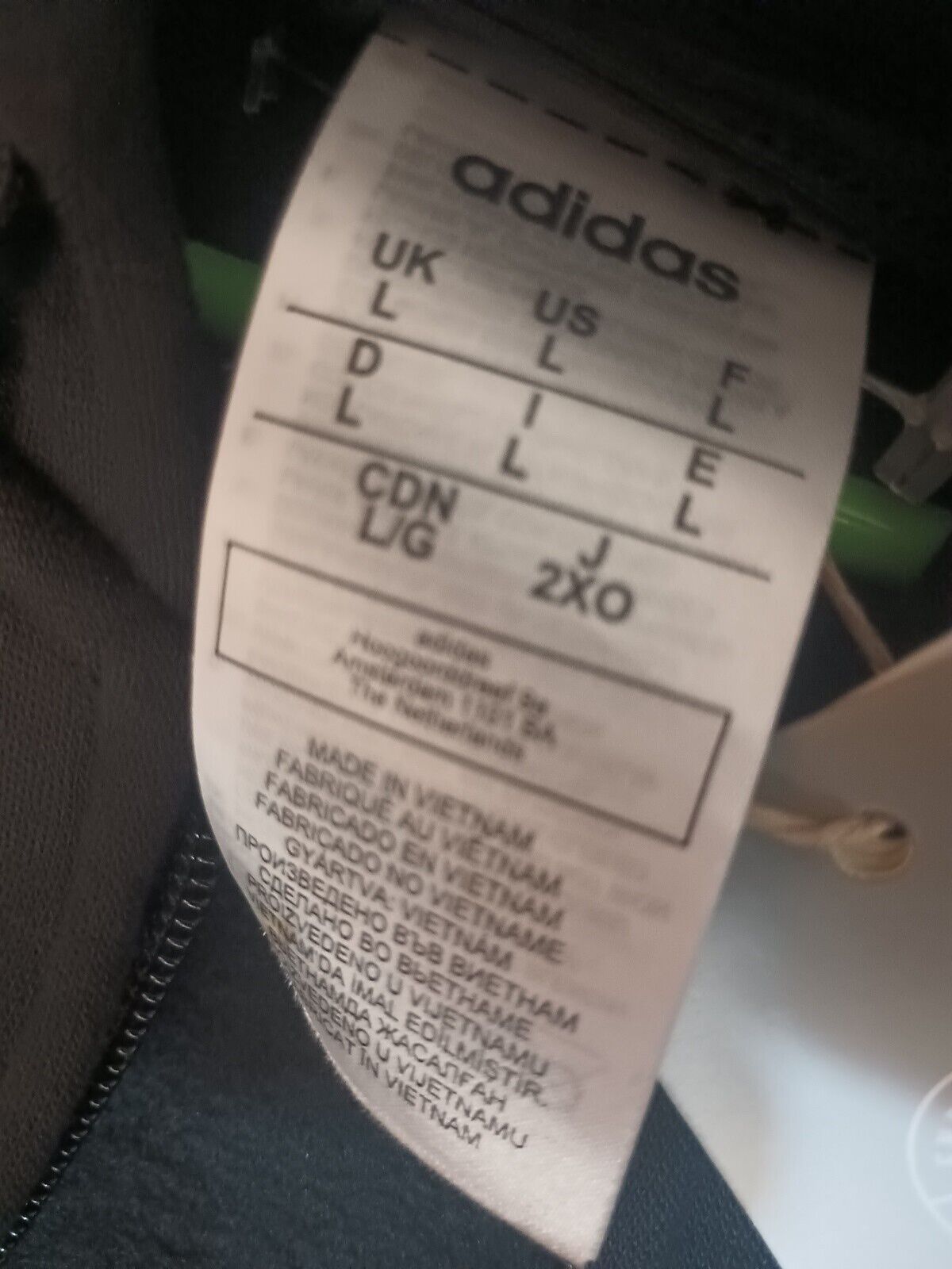 Adidas Dq3101 Full Zip Black Track Top
