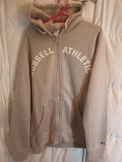 NWT NEW RUSSELL ATHLETIC MEN'S PULLOVER HOODIE SIZE MEDIUM TOFFEE COLOR