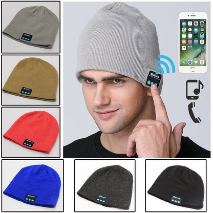 European And American Outdoor Wireless Headset Knitted Hat Multifunctional Music