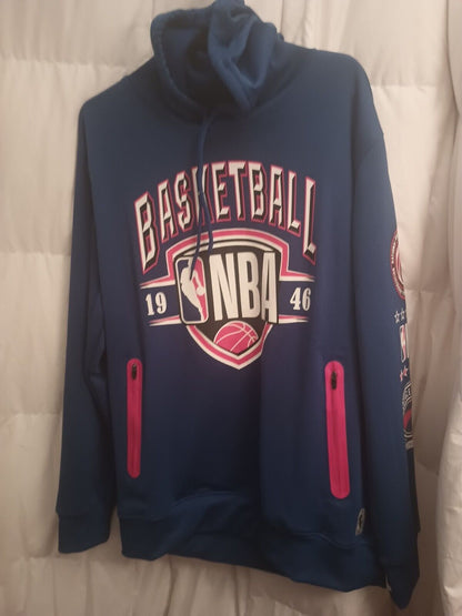 NWT NBA MEN'S BASKETBALL Pullover Hoodie 2 Piece Sweat Suit 1946 Size Large